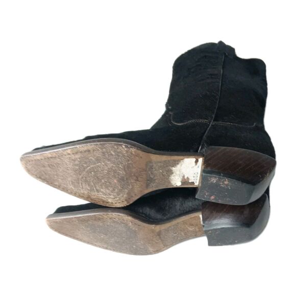 Donald J Pliner Calf Hair Boots Women's Size 6 Brown Retail $475 - Picture 6 of 10